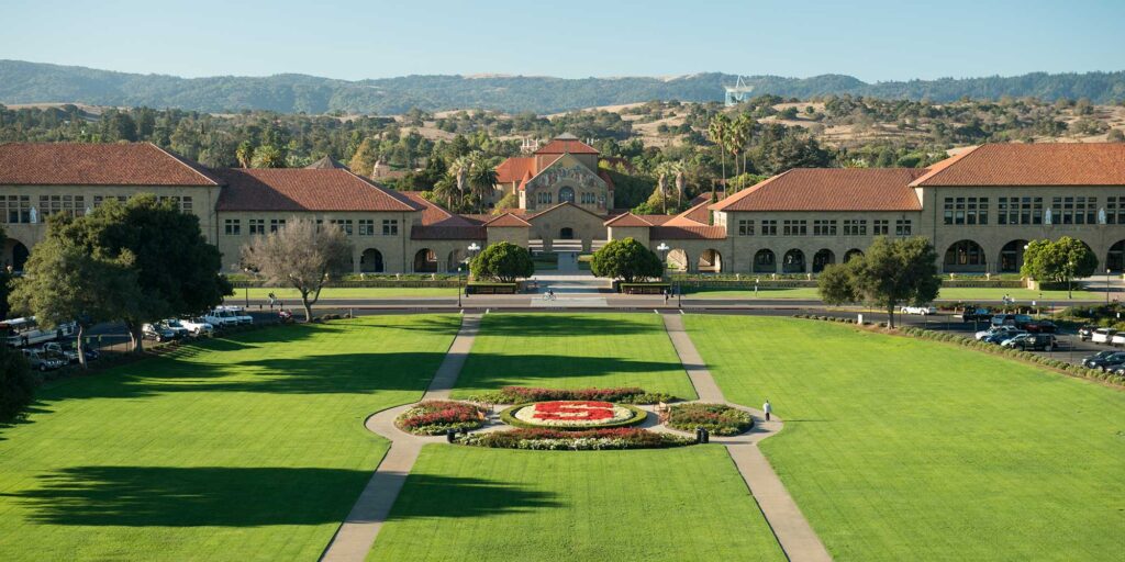 Das Gelände der Stanford Univerity